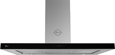 GURARI - afzuigkap - Gurari GCH 972 BL 120 Quatro - wandafzuigkap - 120 cm - rvs - glas - 850 m³/h - dimbaar LED