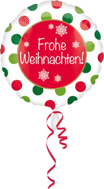 Folieballon 43cm Frohe Weihnachten - Kerst - Feestdagen - Weihnachten