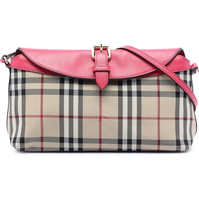 Tweedehands Haymarket Check Canvas Leah Schoudertas