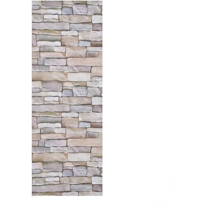 Waterdichte Zelfklevende Muursticker in Baksteenstijl Woonkamer Slaapkamer Achtergrond Behang white