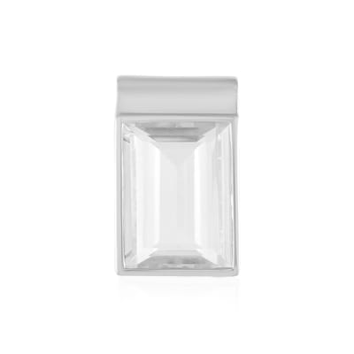 Witte Kwarts Zilver Hanger, Brazilië 15.55ct
