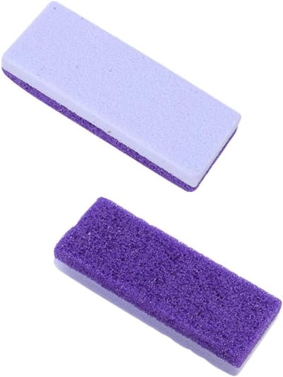 Puimsteen Eelt Verwijderaar - Voetschraper Scrubber - Voetverzorging Dode Huid - Dubbelzijdig Ontwerp - 12 x 5 x 25 cm