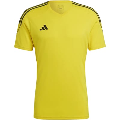 adidas T-shirt Heren - Tiro 23 - Geel - Katoen - Maat S