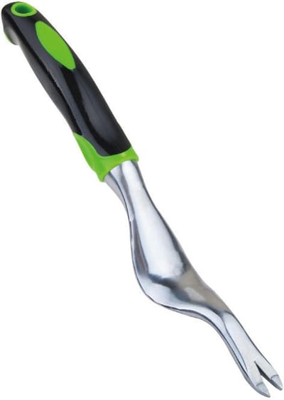 Tuin Wieden Tool - Onkruidverwijderaar Handgereedschap - Gazon Onderhoud - Ergonomische Anti Slip Grip - 29cm - Felgroen