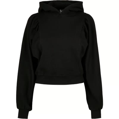 Dames sweatshirt met capuchon Urban Classics Organic Gathering Batwing
