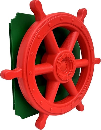 Multifunctioneel Speelplatform met Piraten Stuur - Groen/Rood