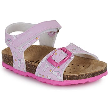 GEOX SANDAL CHALKI PEUTERMEISJES Sandalen - ROZE/VEELKLEURIG - Maat 20