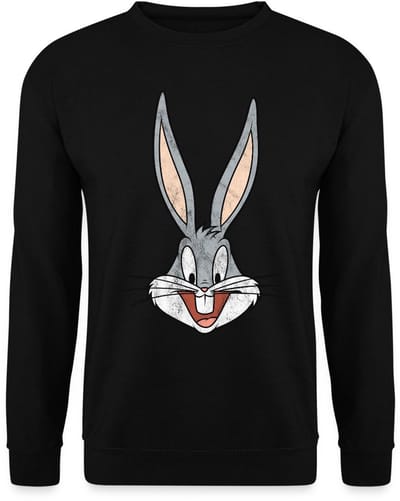 Looney Tunes Bugs Bunny Distressed Sweater Heren