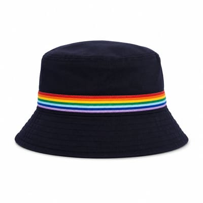 Pride Hoed Zwart – LGBTQ+ - Pride - Regenboog – Pride month – Rainbow – Pride vlag – Pride accessoire – Parade - Hoed - Accessoire – Pride kleding -