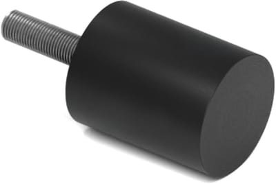 Rubbermagazijn - Trillingsvoet - Type D - 20x25mm - M6 - Set 10 stuks