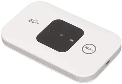 KARZO - Draagbare Internet Mobiele Hotspot, Simkaart Draadloze Draagbare Wifi, 150 Mbps 4G Sterke Dekking Sluit Tot 10 Apparaten Aan, voor Reisautobus