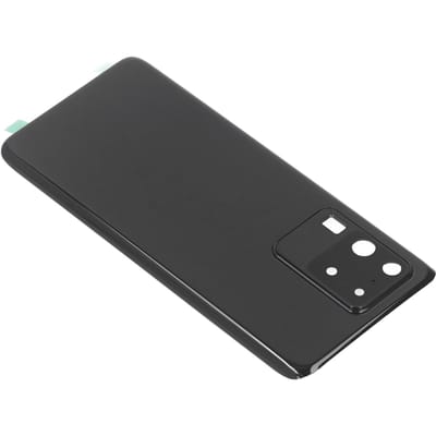 Achterkant Glas Cover Behuizing Deur Vervanging voor Galaxy S20 Ultra 5G met Vooraf Geïnstalleerde Cameralens gray