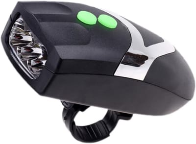 VHV - Fiets voorlicht - LED fietslamp - oplaadbare koplamp USB oplaadbaar met claxon - voor stadsfiets, racefiets en mountainbike