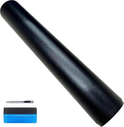Vinyl Wrap Sticker - Folielabel Auto - Voertuig Personaliseren - Luchtafvoer Lijm - 5 cm x 900 cm - Mat Zwart
