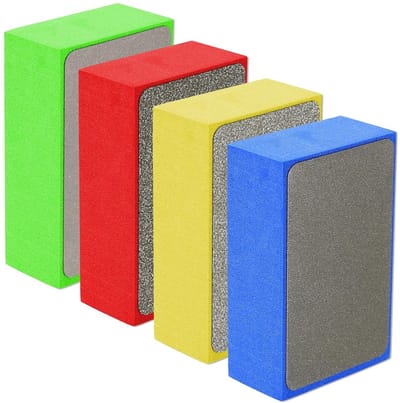 Set van 4 Diamant Handpolijstpads voor Schuren en Polijsten van Marmer, Graniet en Glas - Ideaal voor Natuursteen en Harde Oppervlakken