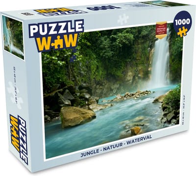 Puzzel Jungle - Natuur - Waterval - Legpuzzel - Puzzel 1000 stukjes volwassenen