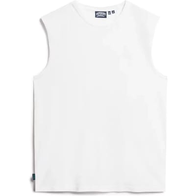 Biokatoenen tanktop met logo Superdry Essential