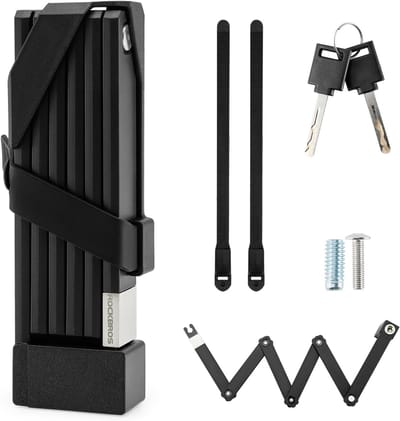 Fiets Dichtklapbaar Slot - Vouwslot Fiets - Fiets Beveiligen - Anti-diefstal Bescherming - 67 cm - Zwart