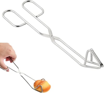 Roestvrijstalen BBQ Klem 25 cm - Kookschaar en Tangen voor Grillen en Barbecue, Duurzaam en Handig Keukengerei