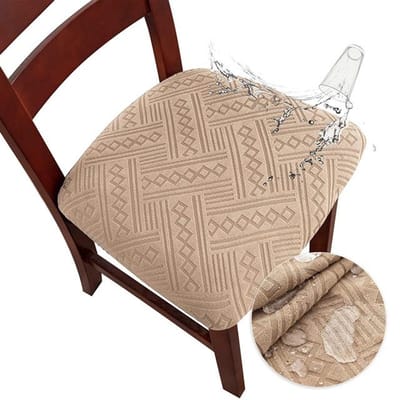 Echte waterdichte stoelhoezen stretch jacquard stoelhoezen stoelhoes verwijderbare stoelhoezen voor thuis hotel woonkamer 1 Piece