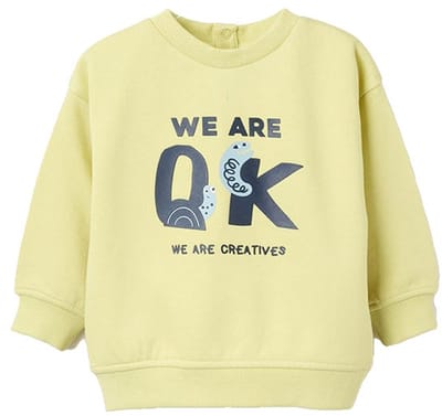 Zippy 3107413802 Sweatshirt Geel 6-9 Months Jongens