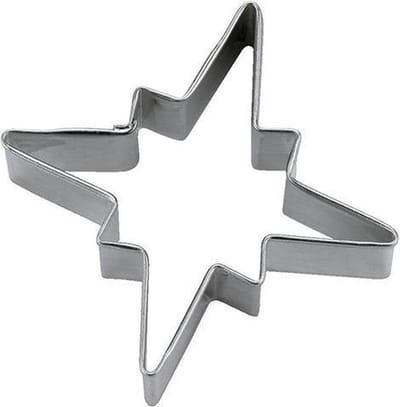 Uitsteker - ster / sneeuwvlok - 6cm - St�dter
