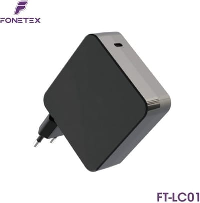 FoneTex Universele Laptop Oplader 45W t/m 90W - Adapter - 1 Meter - USB-C Naar USB-C Kabel - Lader Geschikt voor USB-C - Samsung - Asus - HP - NEC - Acer - Toshiba - Dell - Sony - Liteon Voedingsadapter Lader - 14 Delig - Zwart