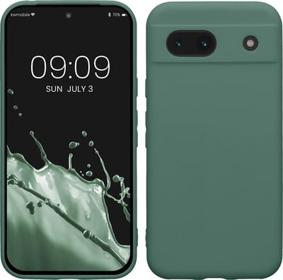 kwmobile telefoonhoesje geschikt voor Google Pixel 8a - Hoesje voor smartphone - Precisie camera uitsnede - In dennengroen