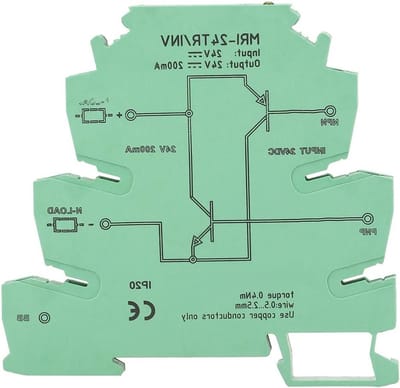 NPN PNP Signaalomvormer voor PLC-sensoren - MRI-24TR/INV IO-niveau conversiemodule voor automatisering