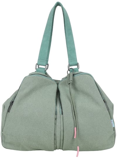Fritzi aus Preußen shopper Donny Shopper Canvas Jade groengrijs