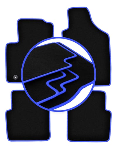 CARLUX-BLUE automatten voor: Ford Ka MK2 hatchback (2008-2012)