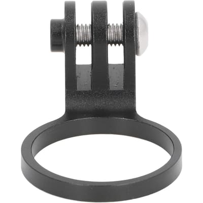Fietsstuurpen Mount Licht Houder Aluminium 28,6 mm Gepolijst Hoek Verstelbaar Fietsstuur Action Camera black
