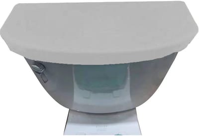 Toiletdeksel Set - Zachte Covers - Badkamer Decoratie - Fluwelen Materiaal - Lichtgrijs