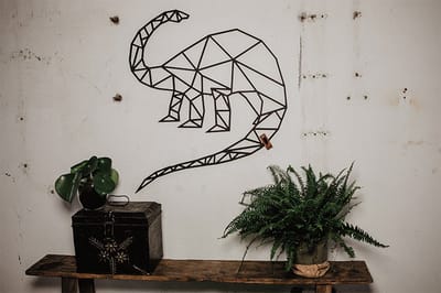 FBRK. Geometrische Brontosaurus M - Chalky Grey