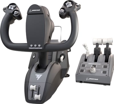 Thrustmaster TCA Yoke Pack Boeing Edition - Flight Control Systeem - rudder met quadrant - Voor PC/XBOX Series X|S