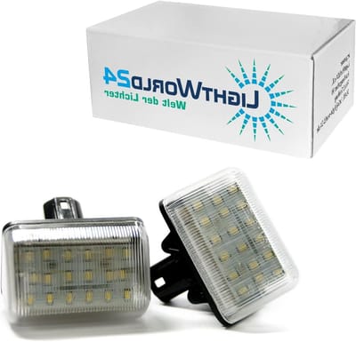 LED Kentekenverlichting - Nummerplaatverlichting Lampjes - Voertuig Verlichting - Canbus Foutvrij - 11.2 x 6.6 x 4.7 cm - Xenonwit