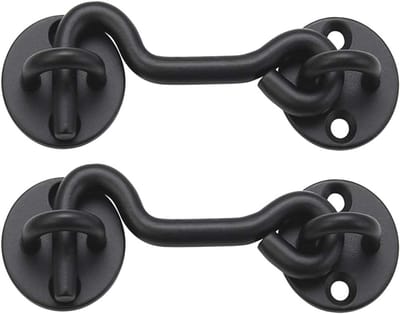 Privacy Haak en Oogvergrendeling 4 inch - 2 Pack voor Deuren