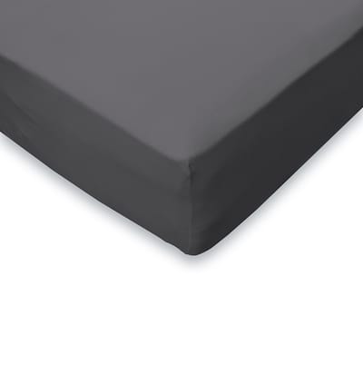 Eleganzzz Hoeslaken Jersey Stretch 35cm Hoekhoogte - Antraciet - Hoeslaken 80/90x190/200cm - Eenpersoons - 100% Katoen - Hoeslakens
