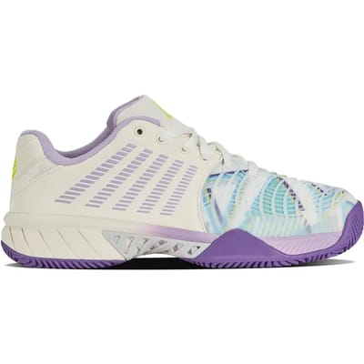 K-SWISS Tennisschoenen Express Light 3 Padel Snow White/purple Heart/evening Primrose Womens 37