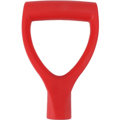 Schepsteel D-type 32mm ID Plastic Snelle Installatie Sneeuwschepsteel voor Graven Harkgereedschap rood