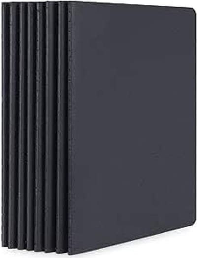 Cosensi - Dailygoody - Notitieboek A5 - Notitieblok Gepunt - 8-pack - Kraft Softcover - Dotted Notitieboeken - Perfect voor Notities - 21 x 14 cm