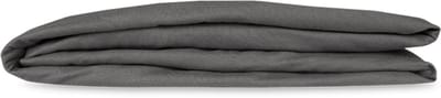 Kayori Shizu Topper Hoeslaken Jersey - 200x200-220cm - Matrasdikte 12 cm - Biologisch Katoen - Antracite