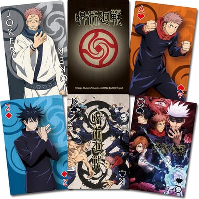 Jujutsu Kaisen Groep Speelkaarten Set - Verzamelkaarten en Spel