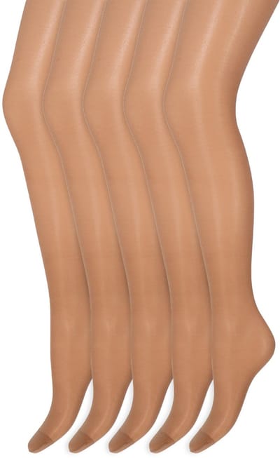 Matglans panty | 20 denier | Merk: Marianne | Maat: S t/m XXXL | Kleur: Dore | 5 Paar