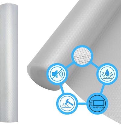 Antislipmat transparant 150x50 cm - Keukenlade beschermer - Mat voor bescherming - Auto antislip - Anti slip mat - Lade bescherming - Badkamer