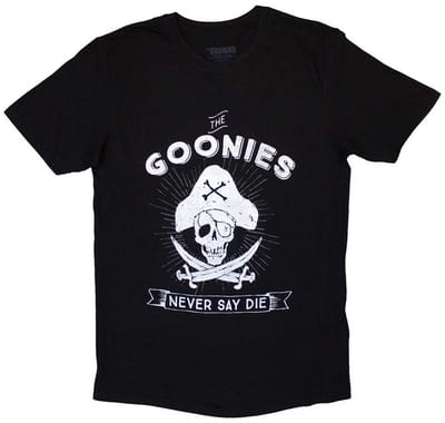 The Goonies Heren Tshirt -M- Never Say Die Zwart
