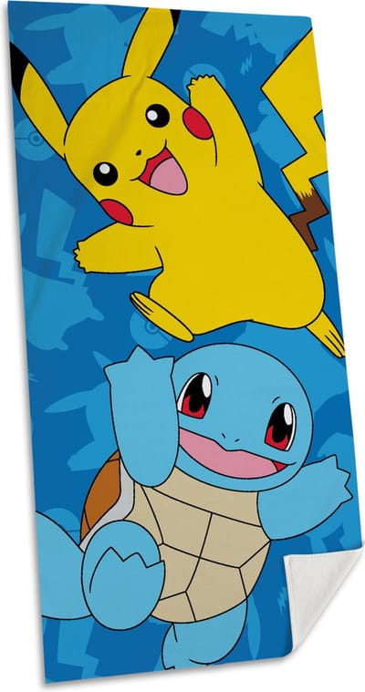 Pokemon strand/badlaken - 70 x 140 cm - katoen - voor kinderen