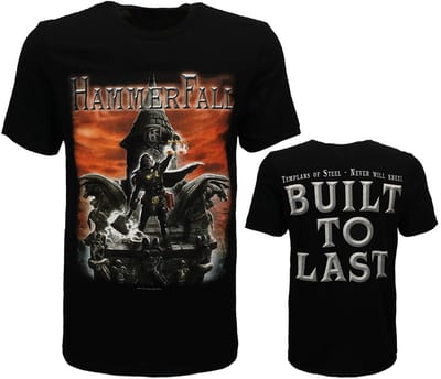HammerFall Built to Last T-Shirt - Officiële Merchandise - S