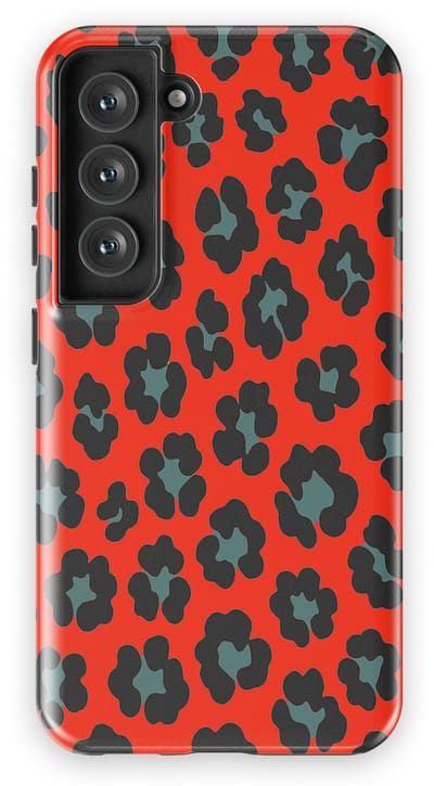 DripCase Luipaard Hoesje Samsung Galaxy S23 | Backcover met Mag | Hoesje met Dierenprint Samsung Galaxy S23 Jungle Blaze