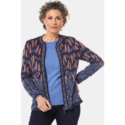 Tricot jasje - meerkleurig / gedess. - Gr. 42 van Goldner Fashion